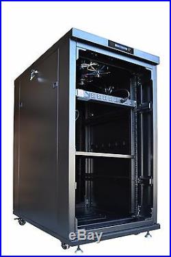22U 35 Deep Server Rack Enclosure IT Data Network Server Rack Cabinet
