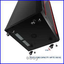 22U IT Portable Server Rack Cabinet Enclosure with Accessories