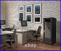 22U IT Portable Server Rack Cabinet Enclosure with Accessories