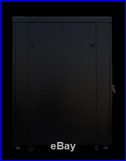 22U Server Cabinet Glass Door 39 Deep Rack Enclosure/Free Shipping&Accessories