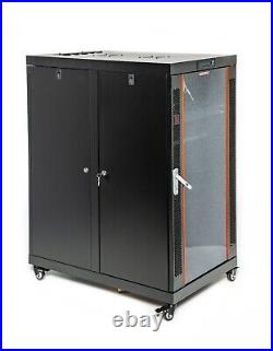 22U Server Rack Cabinet Enclosure Premium Series (24w x35d x43h)