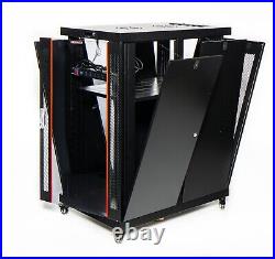 22U Server Rack Cabinet Enclosure Premium Series (24w x35d x43h)