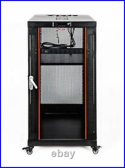 22U Server Rack Cabinet Enclosure Premium Series (24w x35d x43h)