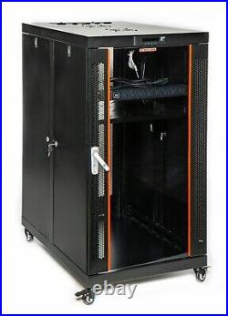 22U Server Rack Cabinet Enclosure Premium Series Sysracks 35 Depth