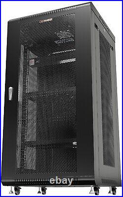 22U Sysracks Wall Mount IT Data Network Server Rack Cabinet Enclosure 24 Depth