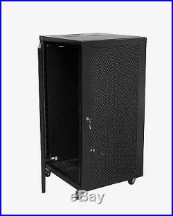 22U Wall Mount Network Server Cabinet Rack Enclosure Ventilated Door 10 Pieces