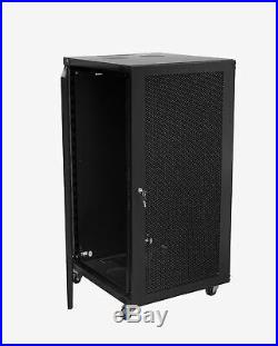 22U Wall Mount Network Server Cabinet Rack Enclosure Ventilated Door 4 Pieces