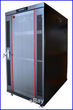 27U 39 Depth IT & Telecom Server Rack Cabinet Enclosure. CDM + Bonus Free