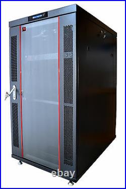 27U 39 Inch Server Rack Data Network Cabinet IT Enclosure Accessories Over $ 150