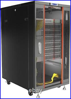 27U Server Rack Cabinet 32'' (800 mm) Depth Sysracks Enclosure Air Cooling