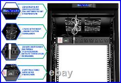 27U Server Rack Cabinet 32'' (800 mm) Depth Sysracks Enclosure Air Cooling