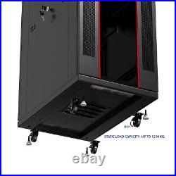 27U Server Rack Cabinet 32'' (800 mm) Depth Sysracks Enclosure Air Cooling