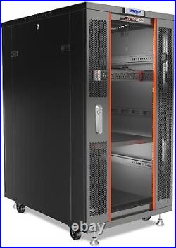 27U Server Rack Cabinet 32'' (800 mm) Depth Sysracks Enclosure Air Cooling