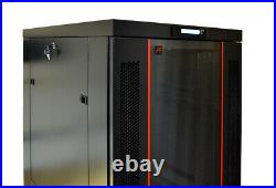 27U Server Rack Cabinet 39 Depth IT Data Enclosure/Free Accessories & Shipping
