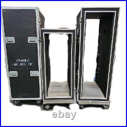 28U and 2x 36U Mobile Server AV Equipment Cabinet Rack Enclosure Rack Open Frame