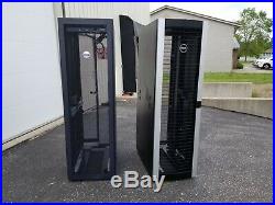 2 Dell 42u 1, 4220 Poweredge 1, PS38S Server Rack cabinet cabinets enclosure