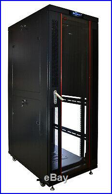 32U 32 Deep Server Rack Enclosure Cabinet IT Data Network Server Rack Cabinet