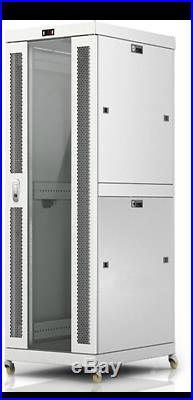 32U 35 Depth Server Rack Cabinet Network Enclosure Accessories Over $190 Value