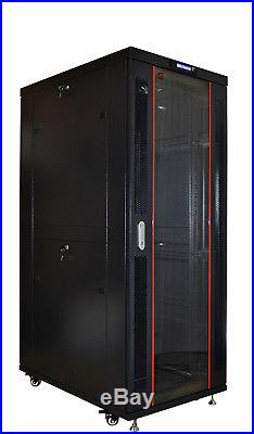 32U 39 Depth IT & Telecom Server Rack Cabinet Enclosure. CDM + Bonus Free