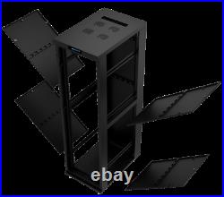 32U IT Rack Server Cabinet 32 Inch Depth Portable Network Enclosure with Bonus