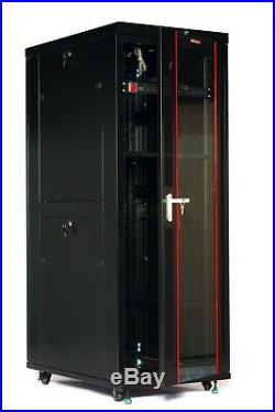 32U Rack 39 Inch Deep Server Rack Cabinet IT Data Network Enclosure