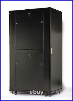 37U Rack IT Server Data Cabinet 39 Inch Depth Rack Enclosure & Accessories