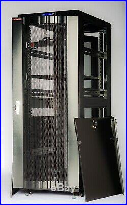 37U Server Rack It Cabinet Network Data Enclosure Vented Mesh Perforate Doors