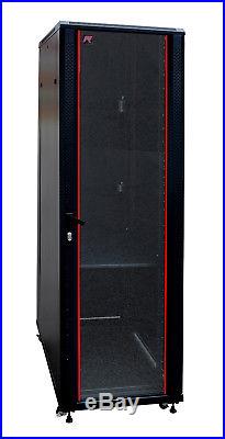 42U 39 Deep 19 IT Free Standing Server Rack Cabinet Enclosure+100$ Bonus Free