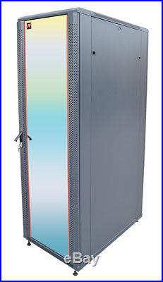 42U 39 Deep 19 IT Network Free Standing Server Rack Cabinet Enclosure +Bonus