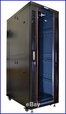 42U 39 Deep IT Network Data Free Standing Server Rack Cabinet Enclosure