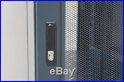 42U 39 Deep Mesh Doors IT Network Free Standing Server Rack Cabinet Enclosure