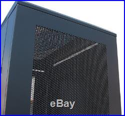 42U 39 Deep Mesh Doors IT Network Free Standing Server Rack Cabinet Enclosure