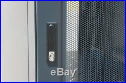 42U 39 Depth Mesh Doors IT Network Free Standing Server Rack Cabinet Enclosure