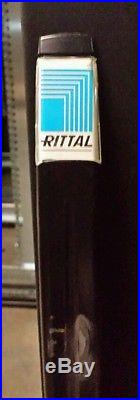 42U RITTAL Sever Cabinet Enclosure 4 Mountable Rack Rails Front and Back Doors