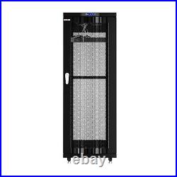 42U Server Rack Cabinet Network IT Data Enclosure Mesh Vented Doors $190 BONUS