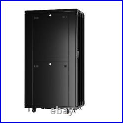 42U Server Rack It Cabinet Network Enclosure Vented Doors $190 Accessories