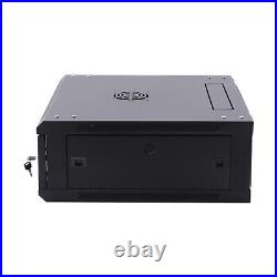 4U 24 Wall Mount Deep IT Network Server Rack Cabinet Enclosure Rack Locking Box