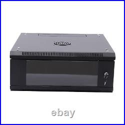 4U 24 Wall Mount Deep IT Network Server Rack Cabinet Enclosure Rack Locking Box