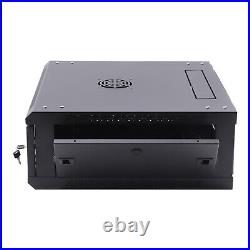 4U 24 Wall Mount Deep IT Network Server Rack Cabinet Enclosure Rack Locking Box