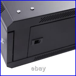 4U 24 Wall Mount Deep IT Network Server Rack Cabinet Enclosure Rack Locking Box