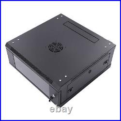 4U 24 Wall Mount Deep IT Network Server Rack Cabinet Enclosure Rack Locking Box