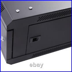 4U 4 Post Server Rack Network Enclosure 24'' Locking Drawer Storage Cabinet US 4U 4 Post Server Rack Network Enclosure 24'' Locking Drawer Storage Cabinet US