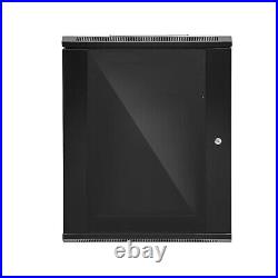 4U/6U/9U/15U Wall Mount Network Server Data Cabinet Enclosure Rack Glass Door US 4U/6U/9U/15U Wall Mount Network Server Data Cabinet Enclosure Rack Glass Door US