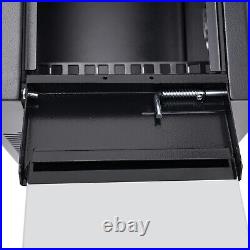 4U Cabinet Rack Enclosure Wall Mount Cabinet With Glass Door TOP Server Durable