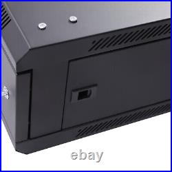 4U IT Network Equipment Wall Mounted Server Cabinet Enclosure Rack Lockable Box