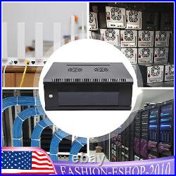 4U Server Cabinet Case Wall Mounted Network Server Data Cabinet Enclosure Rack