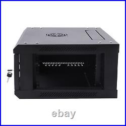 4U Server Cabinet Case Wall Mounted Network Server Data Cabinet Enclosure Rack