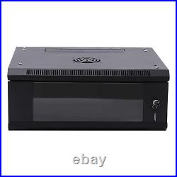 4U Server Cabinet Case Wall-Mounted Network Server Data Cabinet Enclosure Rack