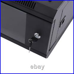 4U Server Cabinet Case Wall Mounted Network Server Data Cabinet Enclosure Rack