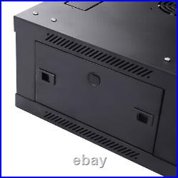 4U Server Cabinet Case Wall-Mounted Network Server Data Cabinet Enclosure Rack